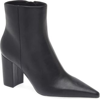 Mango Cobo Block Heel Bootie in Black at Nordstrom, Size 8.5Us