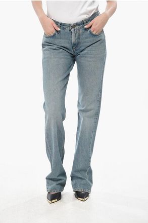 Haikure Bootcut Cotton Jeans with 22cm Frayed Waist size 29