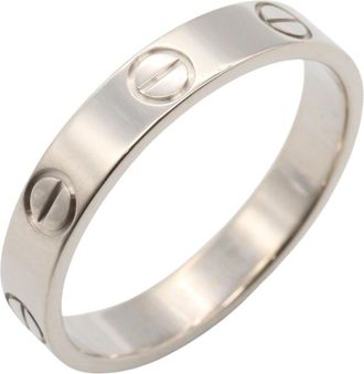 Cartier Silver White Gold (18K) Band Ring (Pre-Owned)