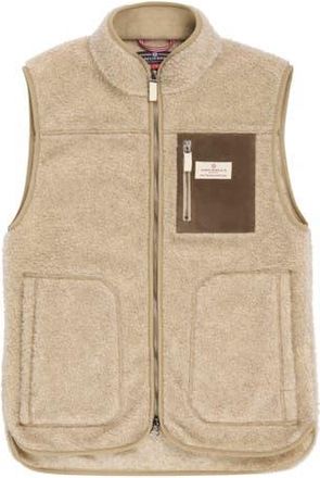 Amundsen & Scott Heroes Wool Fleece Vest Womens in Natural at Nordstrom, Size X-Large