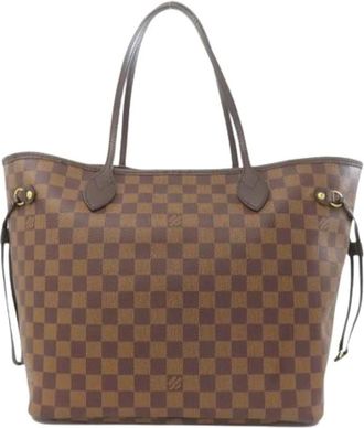 Louis Vuitton Pre-owned Tote Bags, female, Brown, Size: ONE SIZE Pre-owned Canvas Tote Bag