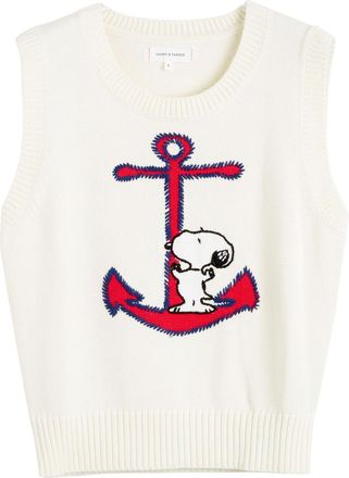 Chinti and Parker Top Snoopy - Bianco