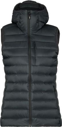 Stoic PerformanceDown SalmiSt. Vest with Hood Daunengilet f&uuml;r Damen | schwarz/grau