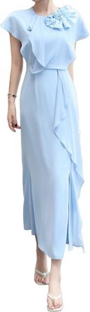 Burryco Short Sleeve Midi Dress
