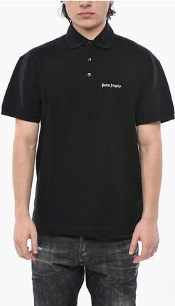 Palm Angels Cotton Piqu&eacute; Polo with Embroidered Logo size Xxl