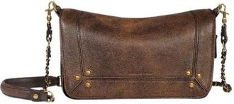 Jerome Dreyfuss Bobi S Mini Crossbody Tas - Dames - Tassen - Bruin - Maat: ONE Size Katoen