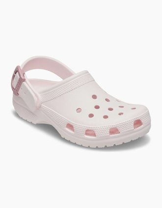 Crocs Womens Crocs Classic Buckle EVA Womens Bubble Ice Clogs - Pink - Size: UK 8 / eu 42/43 / us m9w11