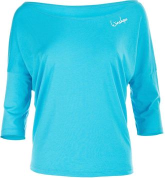 Winshape 3/4-Arm-Shirt WINSHAPE MCS001, Damen, Gr. XXL, blau (sky blau), 50% Modal, 50% Baumwolle, U-Boot-Ausschnitt, Shirts 3/4-Arm-Shirt, Ultra leicht