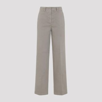 PESERICO Dames, Broeken, Bruin, Maat: XS Katoen