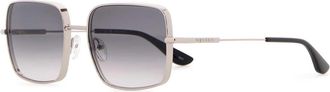 Alexander McQueen Alexander Mcqueen Silver Metal Sunglasses