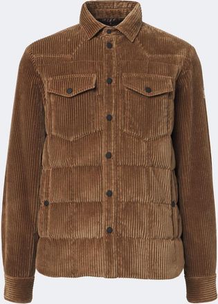 Moncler Gelt down-paneled cotton corduroy jacket