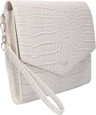 Ted Baker Wesslie Clutch - Dames - Tassen - Beige - Maat: ONE Size