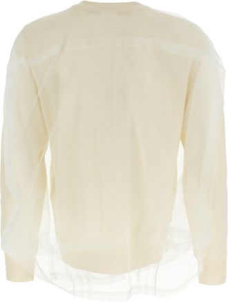 Comme Des Gar&ccedil;ons Womens White Wool Cardigan Clothing