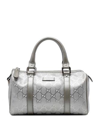 Gucci 2016-2025 GG Imprime Joy boston bag - Silver