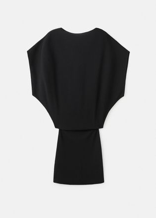 Mango Abito avvitato maglia nero - Donna - S - MANGO