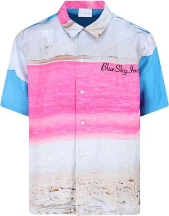 Blue Sky Inn Multicolor Regular Printed Shirt