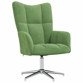 vidaXL Sill&oacute;n De Relax De Terciopelo Verde Claro Vidaxl