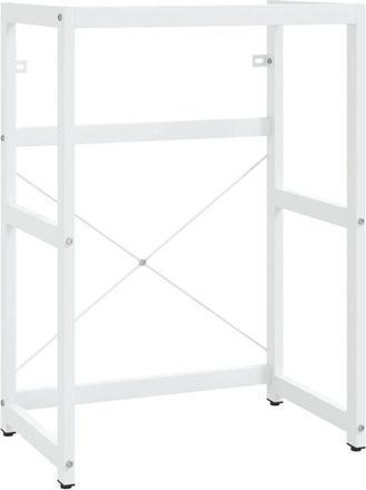 vidaXL Struttura per Lavabo da Bagno Bianca 59x38x83 cm in Ferro - Vidaxl