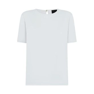 Roberto Ricci Design T-Shirts, female, White, Size: 2XS Oxford Gdy V-Neck Shirty
