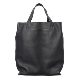 A.P.C. A.p.c., Tassen, Dames, Zwart, ONE Size, Leer, Maiko Medium Cabas Tas
