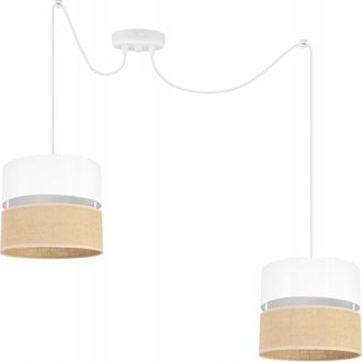 OEM L&aacute;mpara De Techo Colgante Spider, Pantalla 20 Cm Blanca