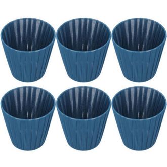OEM Pantalla De L&aacute;mpara Moderna Y Sencilla De Tela De 6 Piezas Para Aplique De Pared/candelabro De Cristal Con Clip, Color Azul-crezuo