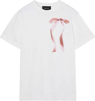Simone Rocha T-shirt con stampa - Bianco