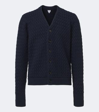 Bottega Veneta Intrecciato wool cardigan