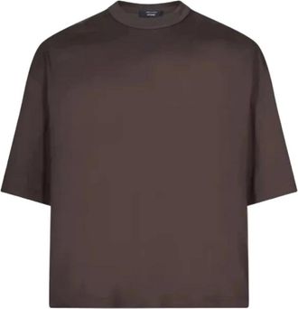 Comme Des Gar&ccedil;ons Gelaagd T-shirt - Heren - Tops - Bruin - Maat: XL Katoen