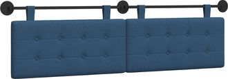 vidaXL Cabecero Colgante Azul Tela Vidaxl