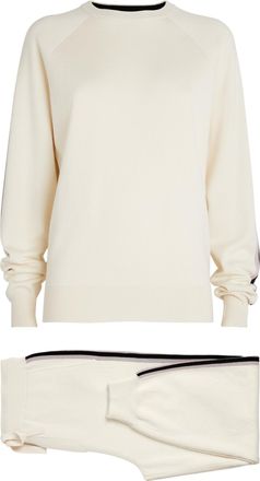 Olivia Von Halle Silk-Cashmere Missy Tracksuit Size L