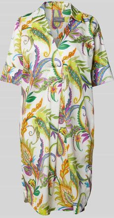 White Label Knielanges Kleid mit V-Ausschnitt in Hellgelb, Gr&ouml;&szlig;e 38