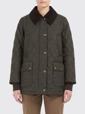 Barbour Giacca trapuntata Beadnell in nylon con colletto in velluto