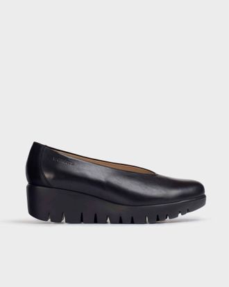 Wonders Womens Fly Shoe In Velvet Black