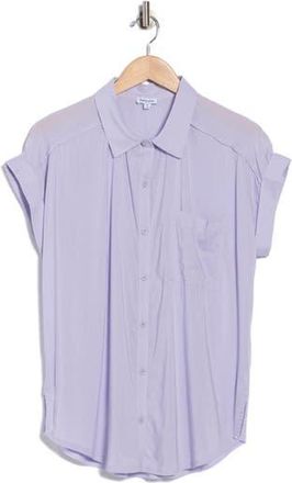 Splendid Paige Button-Up Shirt in Lavender at Nordstrom Rack, Size X-Large
