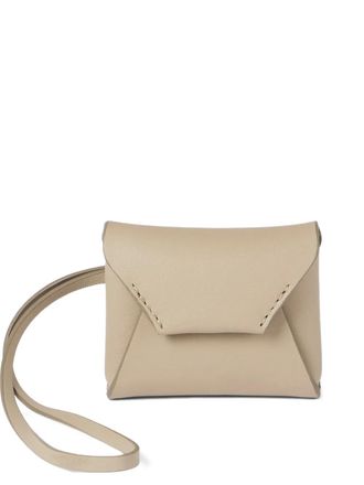 Brunello Cucinelli leather bag charm - Beige