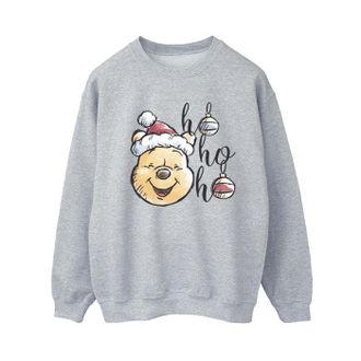 Disney Dames/Dames Winnie The Pooh Ho Ho Baubles Sweatshirt (Sportgrijs)
