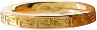Versace Greca Ring - unisex - Ringen - Geel - 60 MM - Accessoires