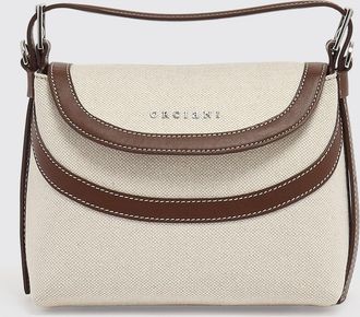 Orciani Borsa Nana Orciani in canvas e pelle