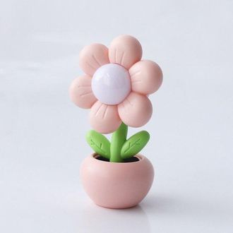 OEM Mini Flor De 2 Piezas, Linda Luz Nocturna Para Dormitorio, Adornos Creativos Para Mesita De Noche - Rosa + Morado