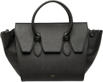 Celine Pre-owned Handbags, female, Black, Size: ONE SIZE Pre-owned Leather Tote
