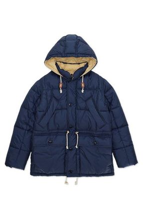 Fortela Hickory Padded Anorak Jacket in Blue at Nordstrom, Size Xx-Large