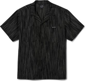 Maui and Sons Ashline Camp Shirt in Black at Nordstrom, Size Xx-Large