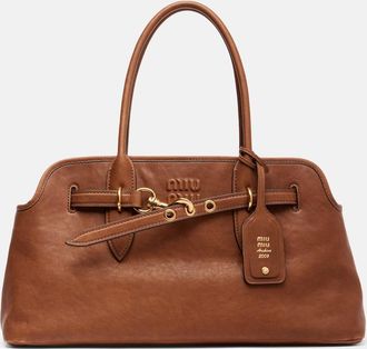 Miu Miu Aventure Large leather tote bag