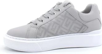 Guess Ivee Sneaker - Dames - Sneakers - Grijs - 35 EU - Leer - Schoenen