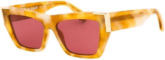Palm Angels Ladies Black Cat Eye Sunglasses PERI099HOLLYWOOD 1925