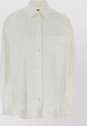 Moschino stretch poplin shirt