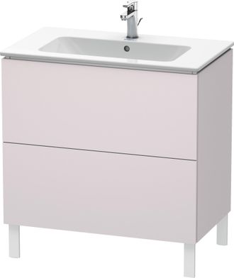 Duravit Duravit L-cube Vanity Unit Vertical, Anchura 820mm, Profundidad 481mm, 2 Extra&iacute;bles, Adecuado Para M&iacute; Por Starck Art&iacute;culo 233683, Color: Blanco Lila S