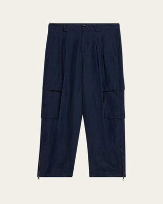 Giorgio Armani Mens Relaxed Fit Cargo Trousers