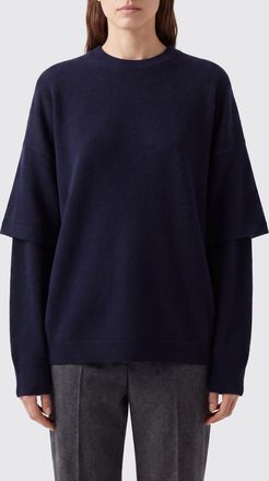 Darkpark Dropped Shoulder Crewneck Sweater in Merino Wool and Cashmere